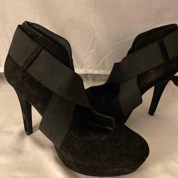 Bandage strap suede heels - Picture 1 of 5